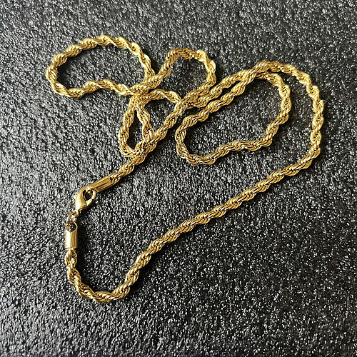 Gold twist chain 