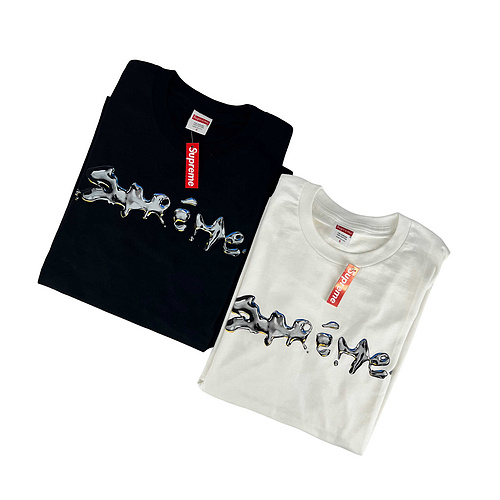 Sup Liquid logo Tee BlackWhite 