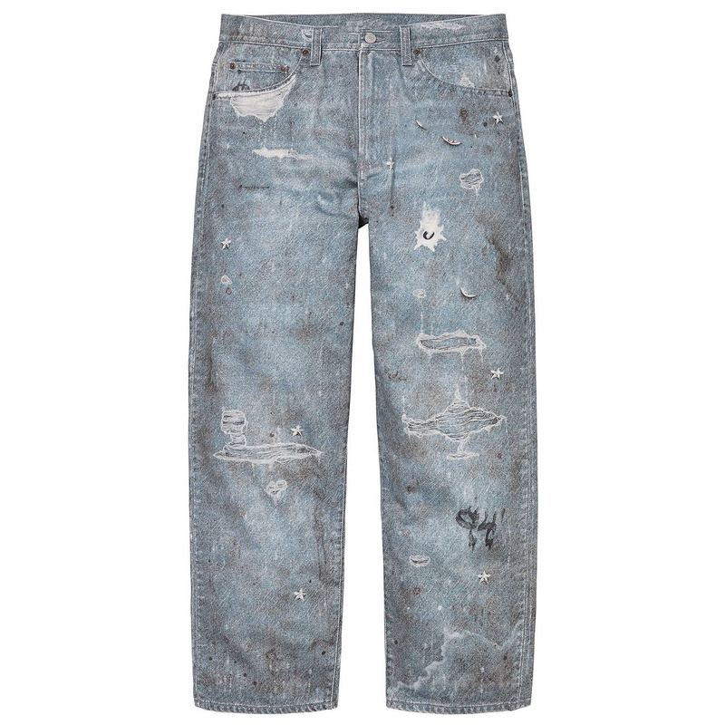 Sup HJR TROMPE L'OEIL LOOSE FIT JEANS | Yupoo - Image 5
