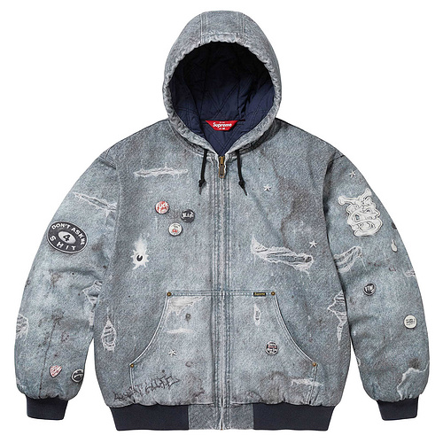 Sup HJR TROMPE L'OEIL HOODED WORK JACKET 