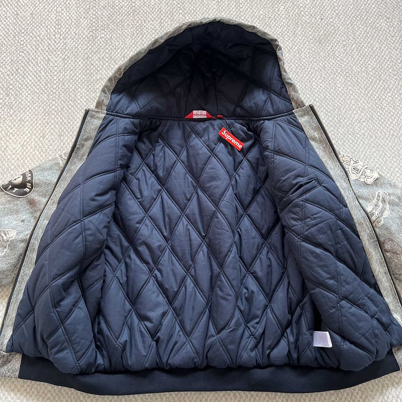 Sup HJR TROMPE L'OEIL HOODED WORK JACKET | Yupoo - Image 4