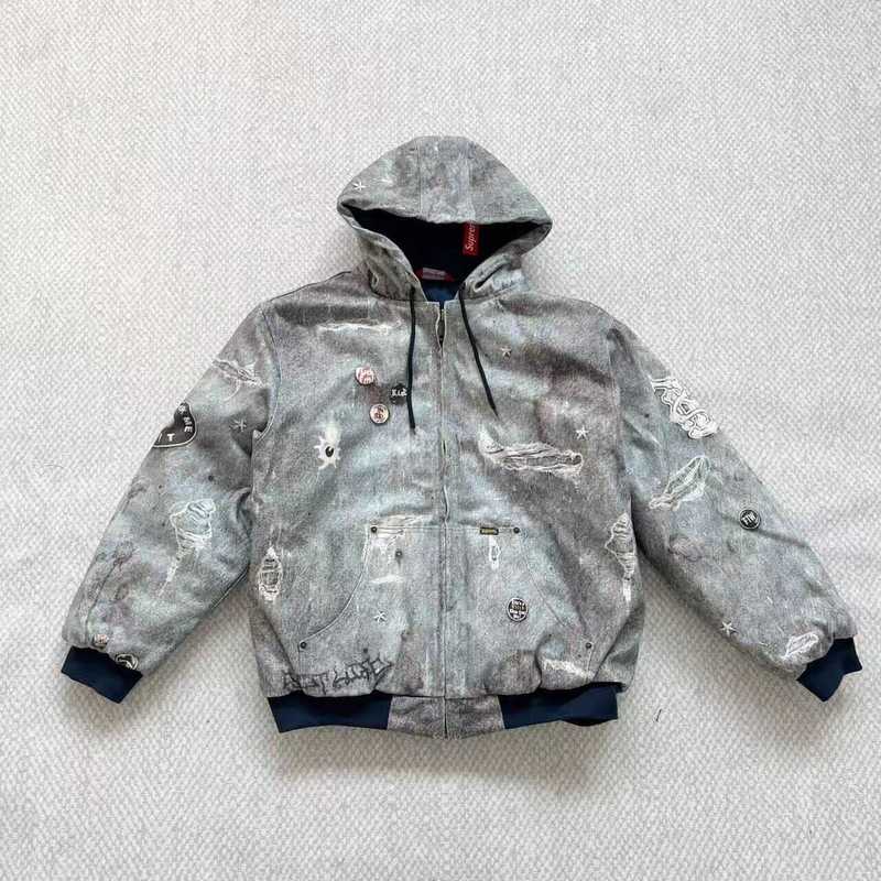Sup HJR TROMPE L'OEIL HOODED WORK JACKET | Yupoo - Image 9