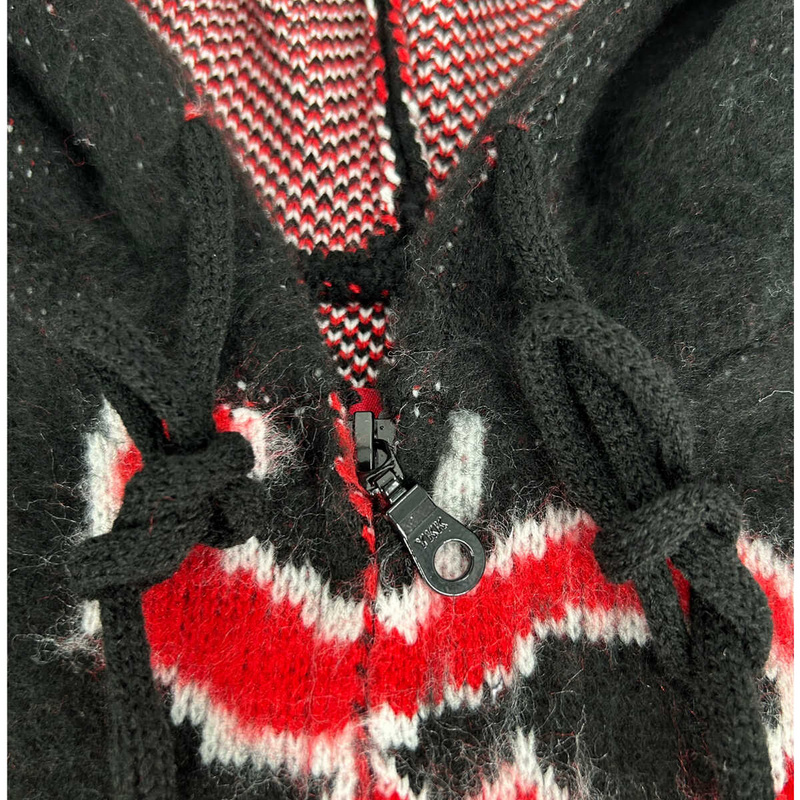 Sup Accent Brushed Zip Up Hooded Sweater | Yupoo - Image 6