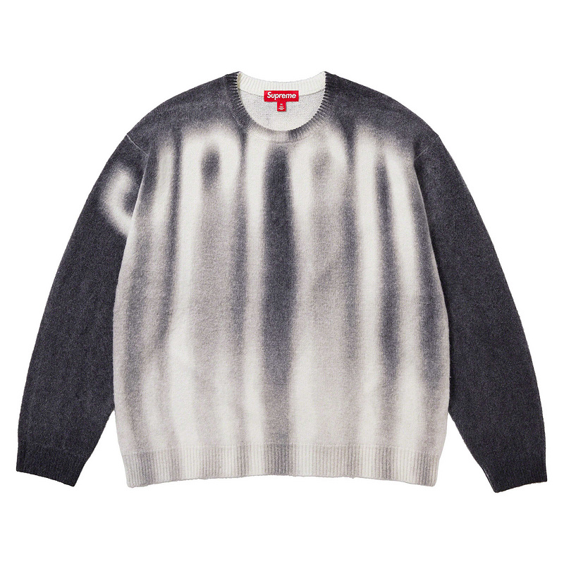 100% wool Sup BLURRED LOGO SWEATER | Yupoo - Image 2