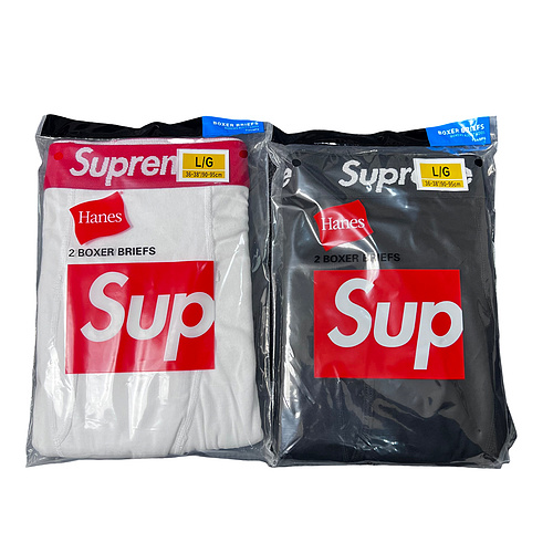 Supreme Week 1 x Hanes Boxer Briefs (2 Pack) 