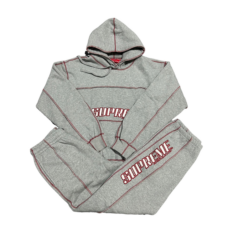 Supreme Drill Coverstitch hoodie and pants tracksuit | Yupoo - Image 5