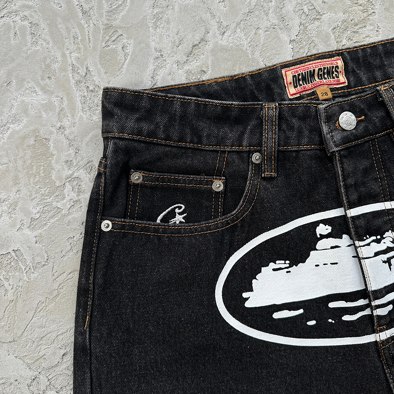 215¥ CR island baggy shorts-black | Yupoo - Image 9
