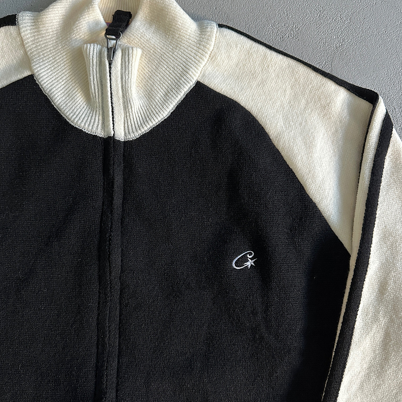 238¥ Knit zip up fleece-black and white | Yupoo - Image 7