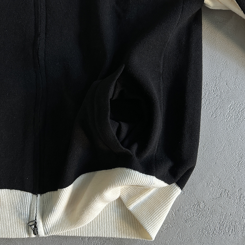 238¥ Knit zip up fleece-black and white | Yupoo - Image 12