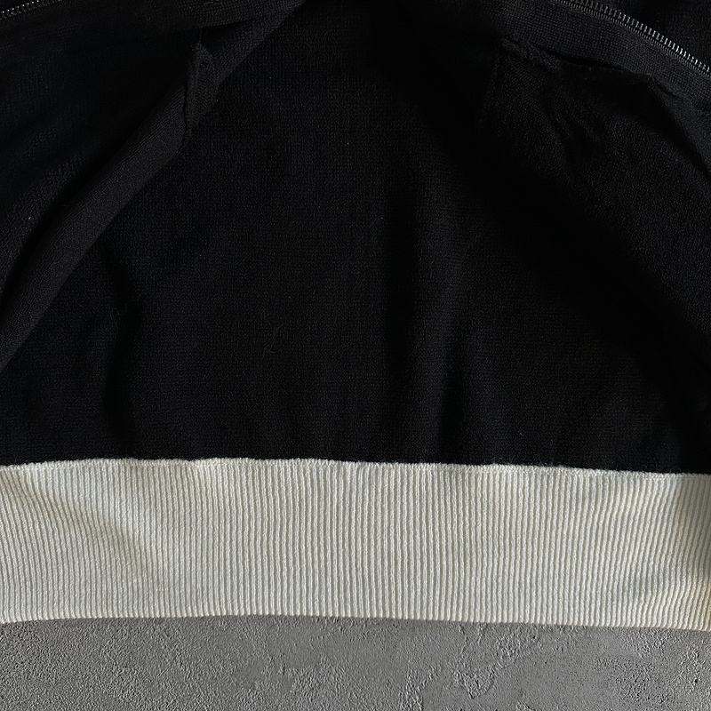 238¥ Knit zip up fleece-black and white | Yupoo - Image 13