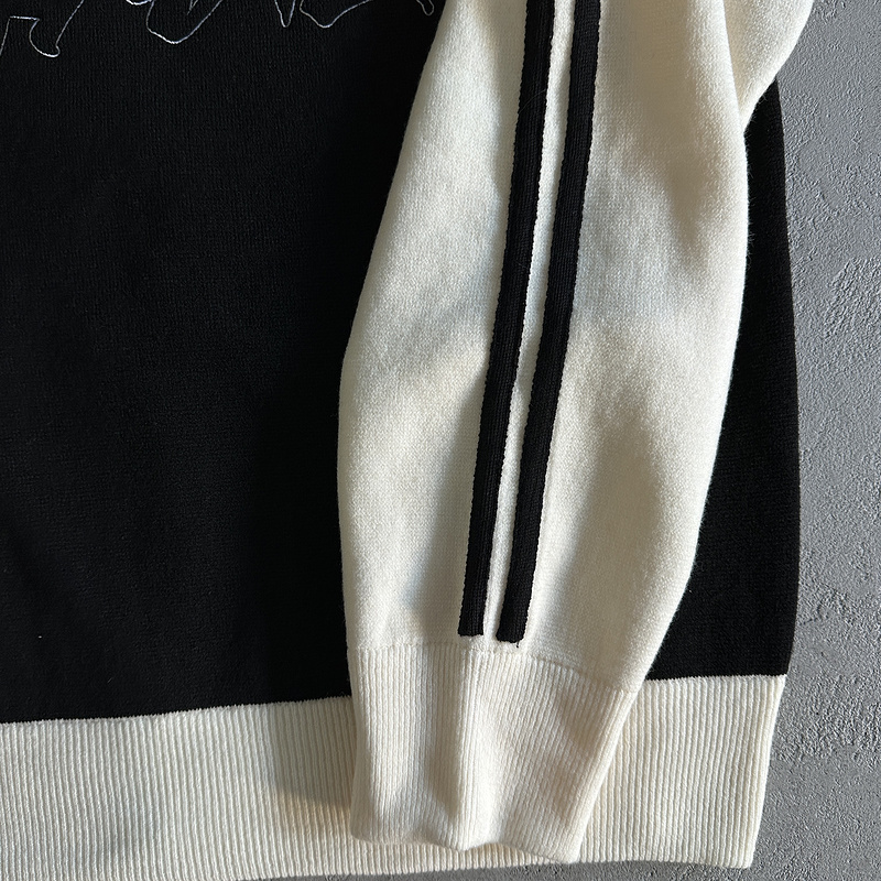 238¥ Knit zip up fleece-black and white | Yupoo - Image 20