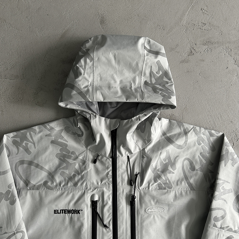 385¥ elitework shell jacke-grey | Yupoo - Image 9
