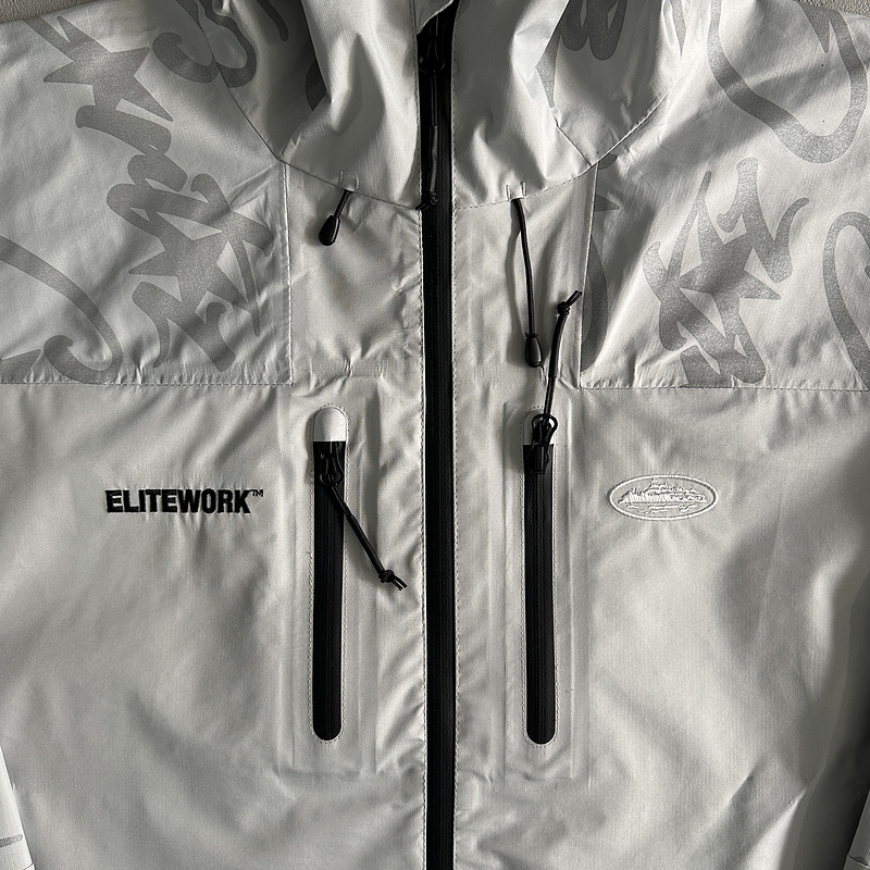 385¥ elitework shell jacke-grey | Yupoo - Image 10