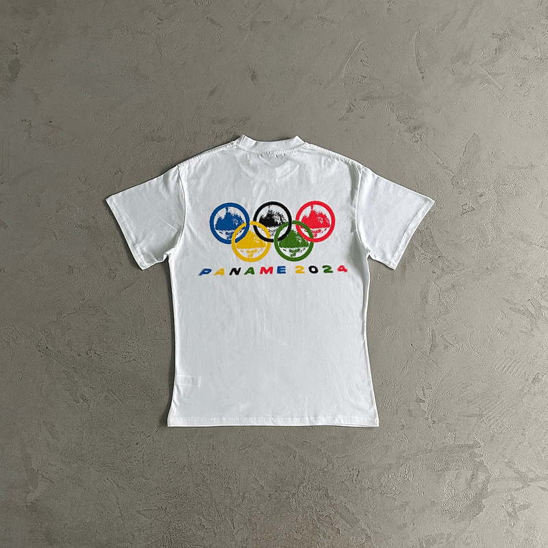 78¥2024 Olympic Rings Short Sleeve-White | Yupoo - Image 13