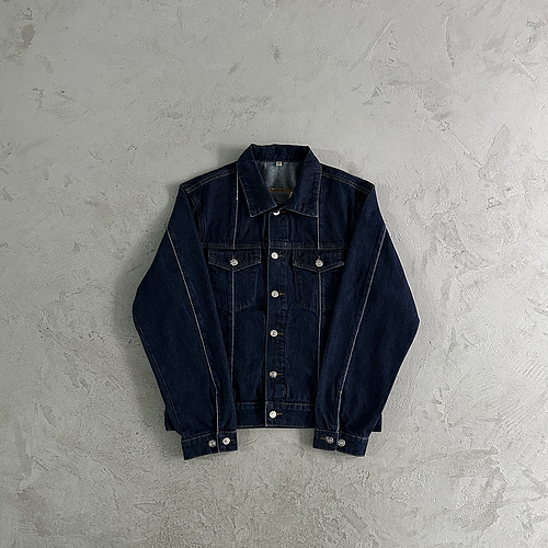 265¥c-star denim jacket-dark wash 