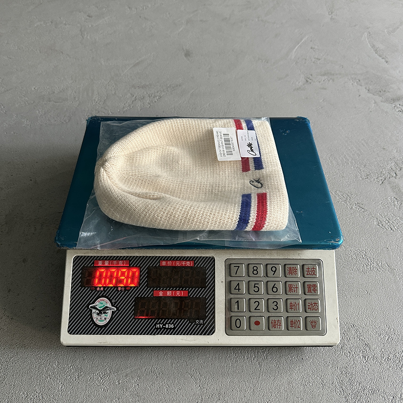 55¥ knit stripe beanie -off white | Yupoo - Image 2