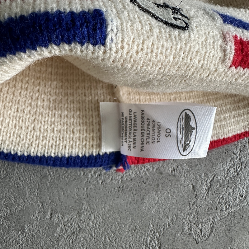 55¥ knit stripe beanie -off white | Yupoo - Image 9