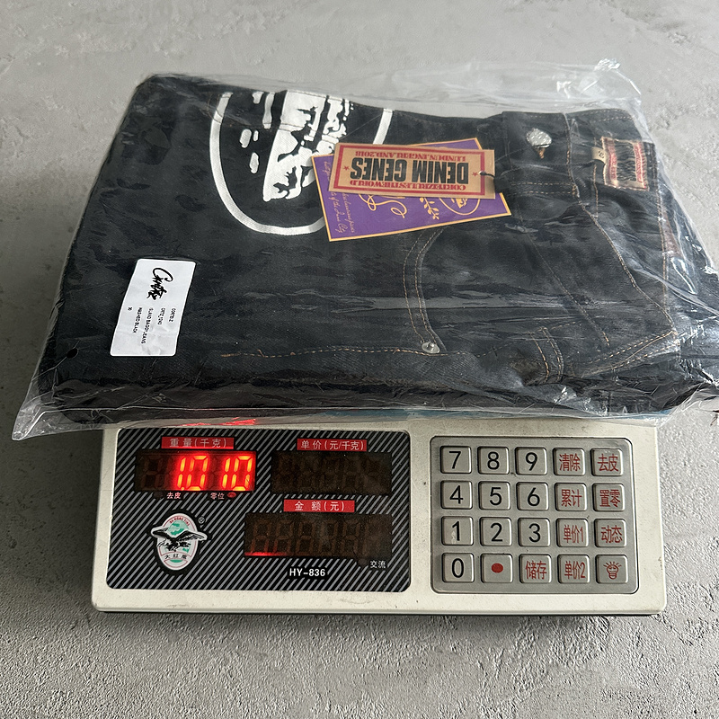 219¥CR island baggy jeans-black | Yupoo - Image 3