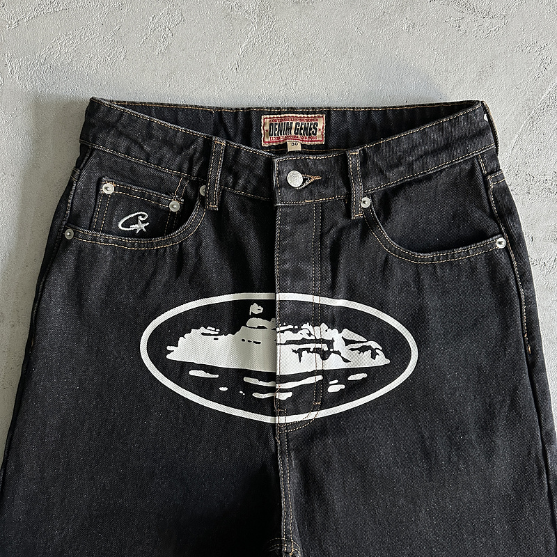 219¥CR island baggy jeans-black | Yupoo - Image 7