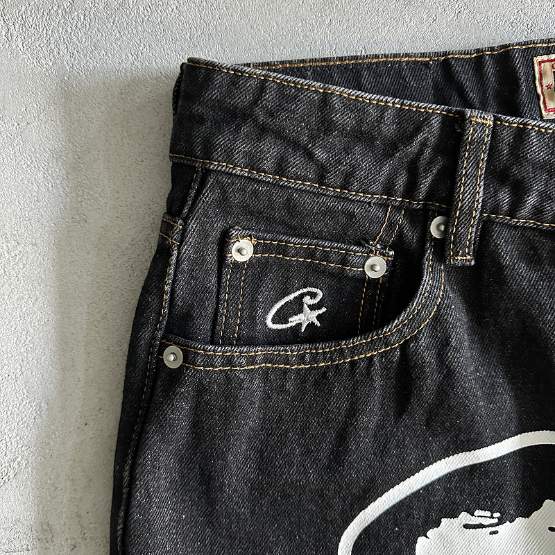 219¥CR island baggy jeans-black | Yupoo - Image 12
