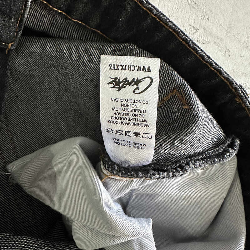 219¥CR island baggy jeans-black | Yupoo - Image 17