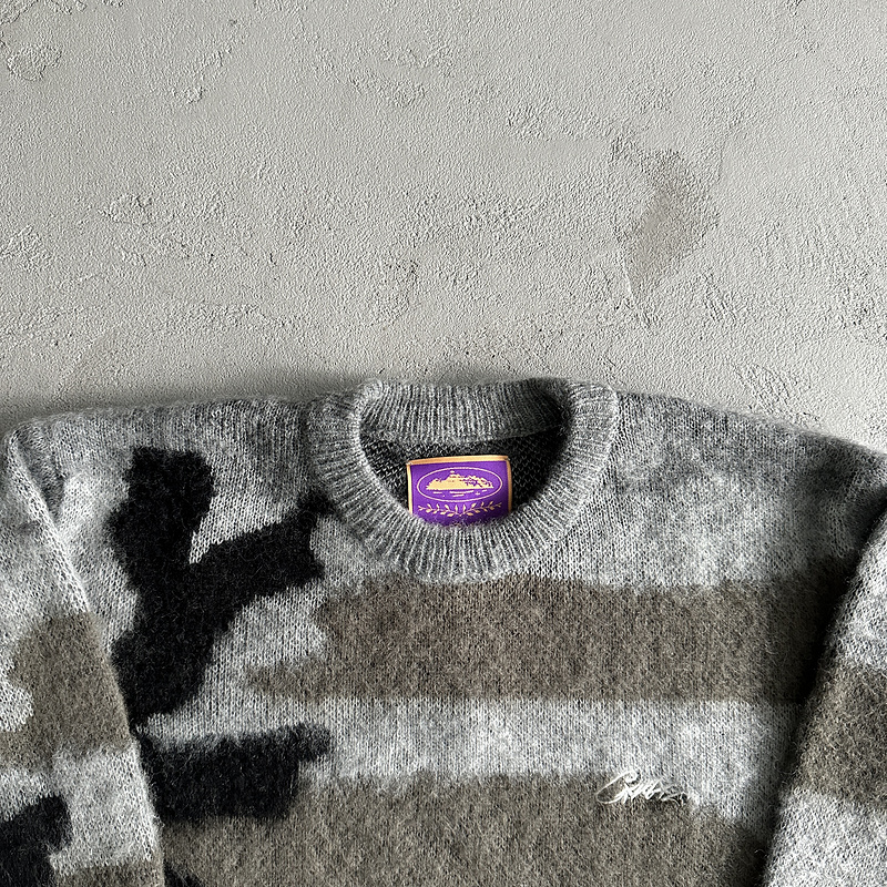 185¥ Mohair kmit sweater deep ocean camo | Yupoo - Image 8