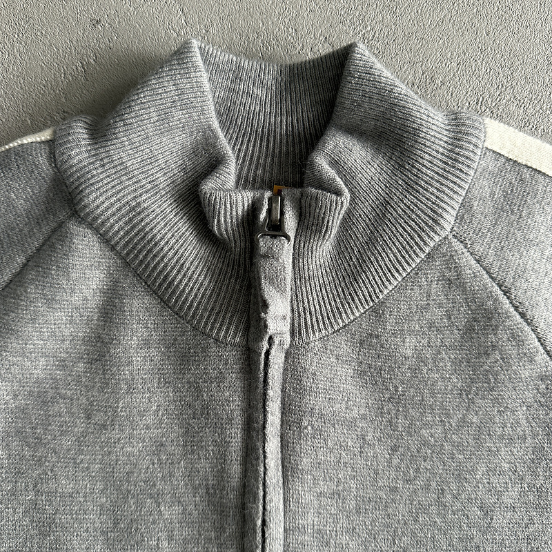 238¥ Knit zip up fleece-grey | Yupoo - Image 11