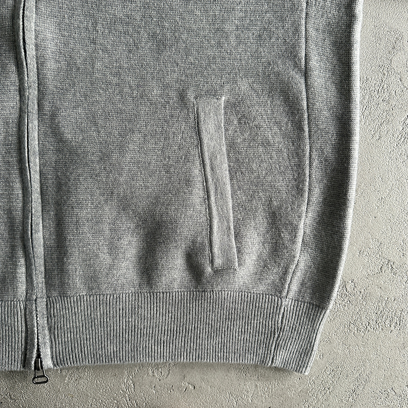 238¥ Knit zip up fleece-grey | Yupoo - Image 13