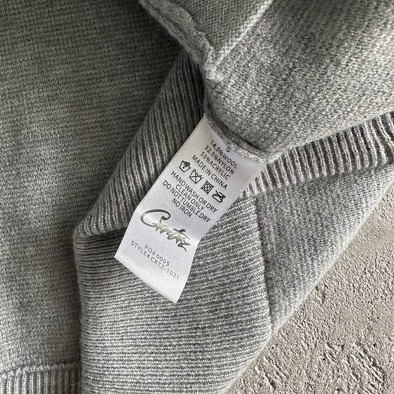 238¥ Knit zip up fleece-grey | Yupoo - Image 18