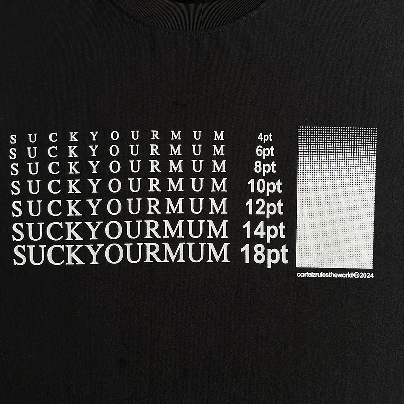 78¥times new roman tee -black | Yupoo - Image 6