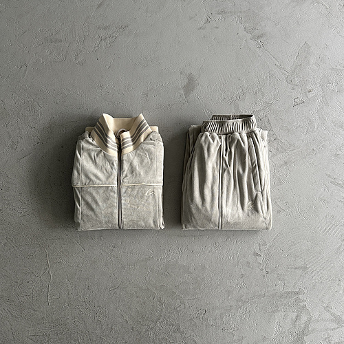 390¥ velour amg set -grey 