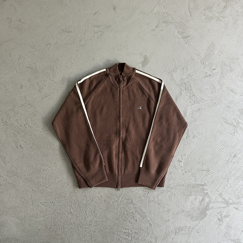 238¥ Knit zip up fleece-brown | Yupoo - Image 2