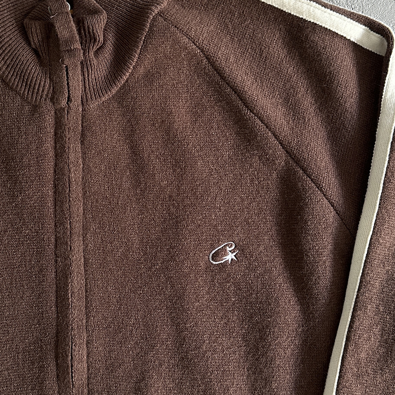 238¥ Knit zip up fleece-brown | Yupoo - Image 7
