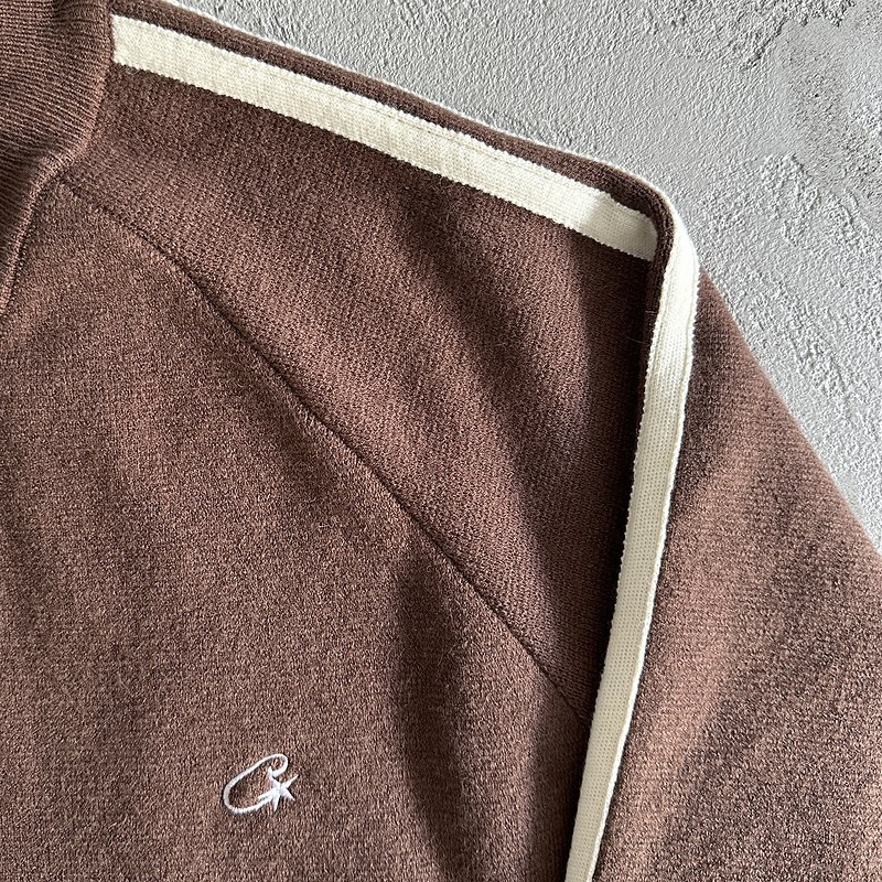238¥ Knit zip up fleece-brown | Yupoo - Image 8