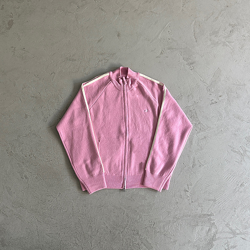 238¥ Knit zip up fleece-pink 