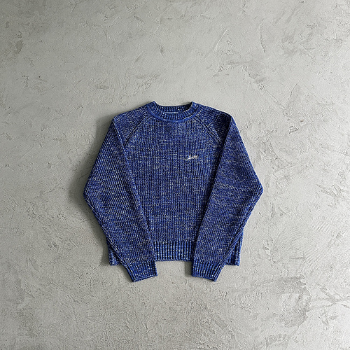 185¥mixed yarn allstarz sweater-blue 