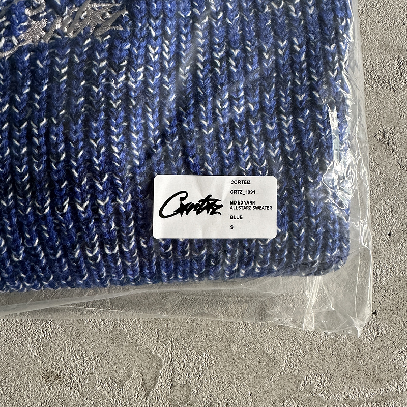 185¥mixed yarn allstarz sweater-blue | Yupoo - Image 5