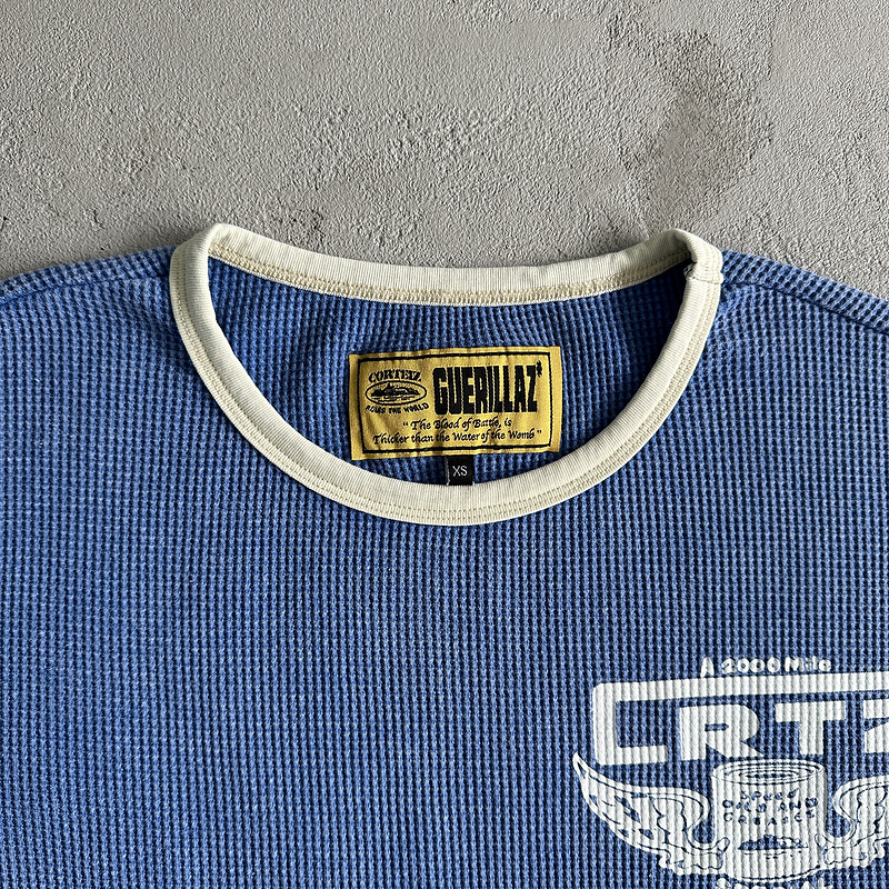 149¥ gasolina waffle washed long sleeves | Yupoo - Image 7