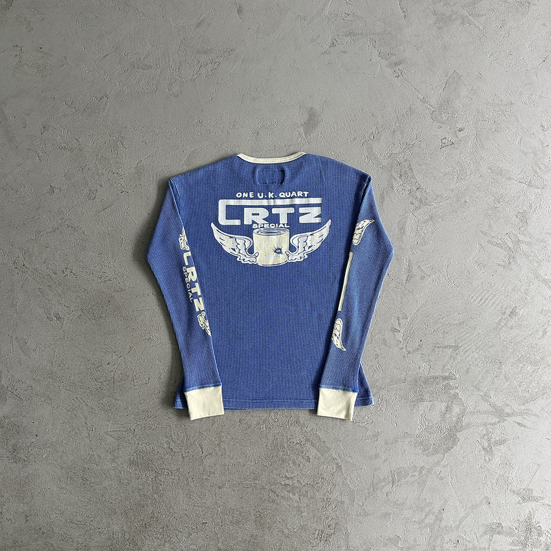 149¥ gasolina waffle washed long sleeves | Yupoo - Image 14