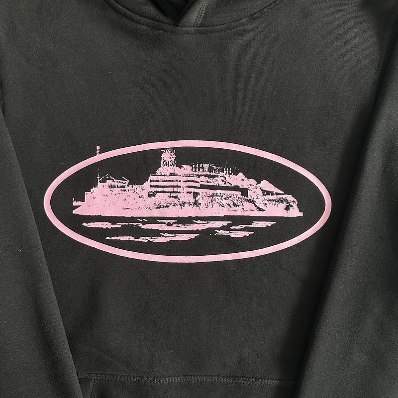 205¥ Black/pink Alcatraz logo hoodie | Yupoo - Image 7