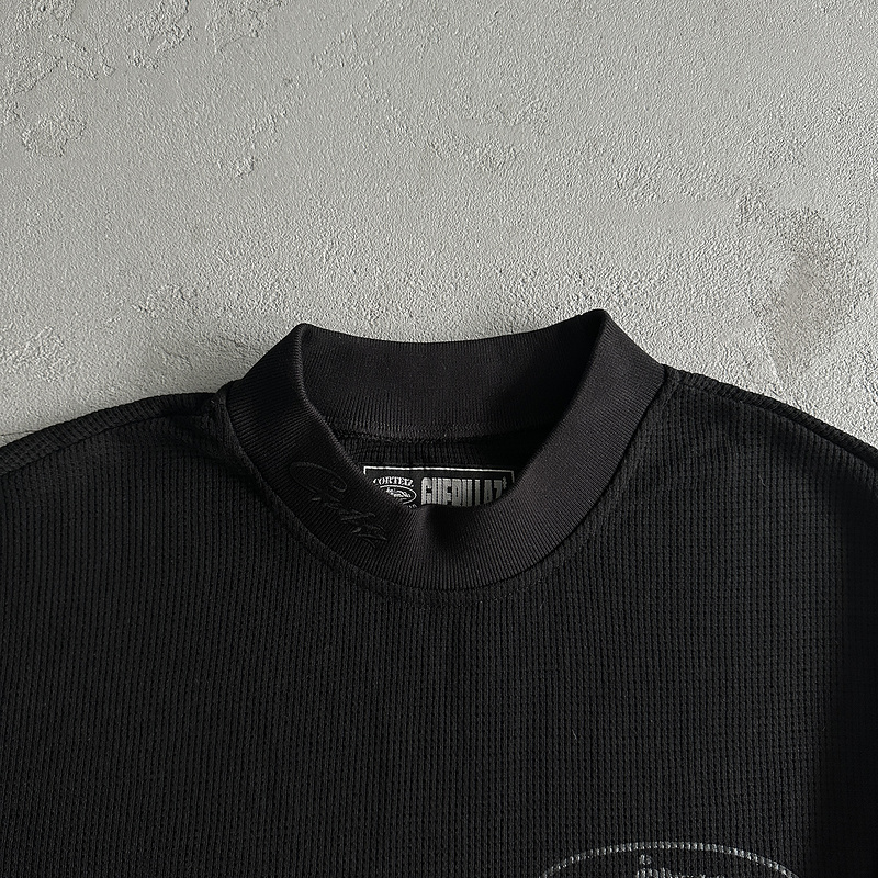 109¥ALCATRAZ WAFFLE LONGSLEVE-black | Yupoo - Image 7
