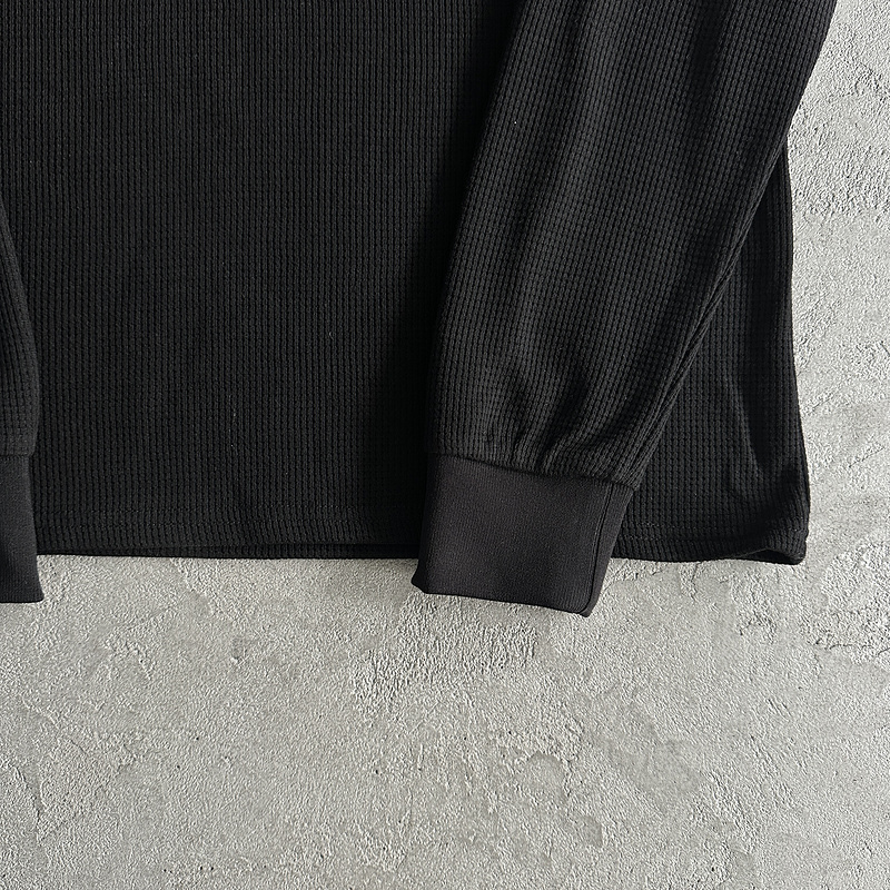 109¥ALCATRAZ WAFFLE LONGSLEVE-black | Yupoo - Image 9