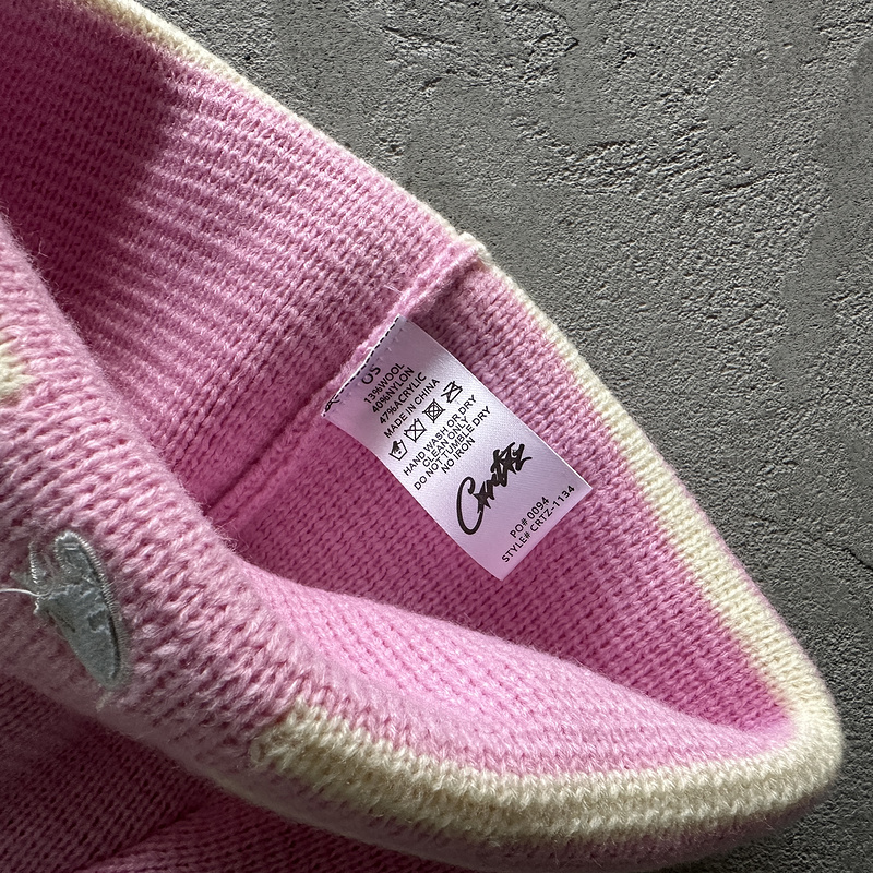 55¥ knit stripe beanie -pink | Yupoo - Image 8