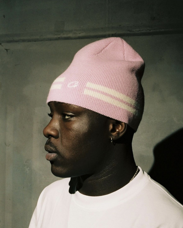 55¥ knit stripe beanie -pink | Yupoo - Image 11