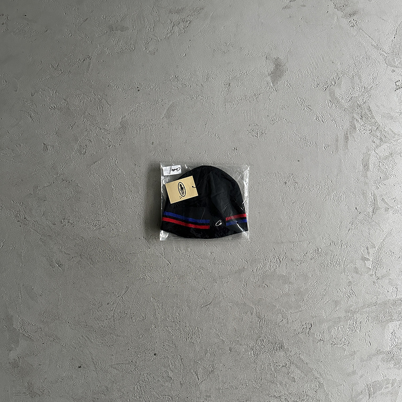 55¥  knit stripe beanie black red bule | Yupoo - Image 3