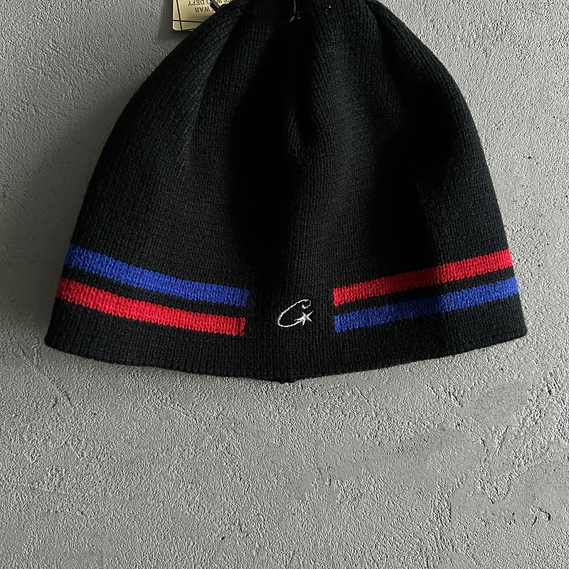 55¥  knit stripe beanie black red bule | Yupoo - Image 6