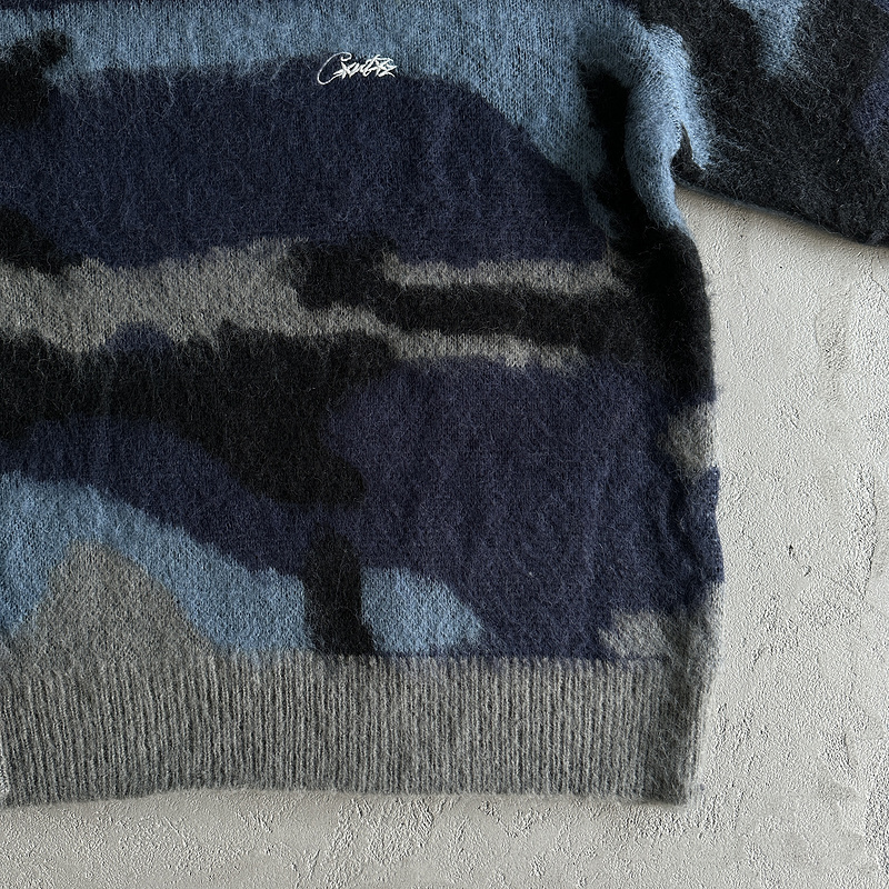 185¥ Mohair kmit sweater deep ocean camo | Yupoo - Image 10