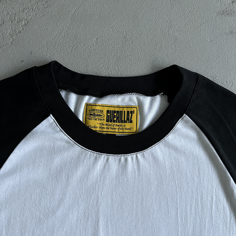 99¥ Contrast color shoulder long sleeve tee | Yupoo - Image 8
