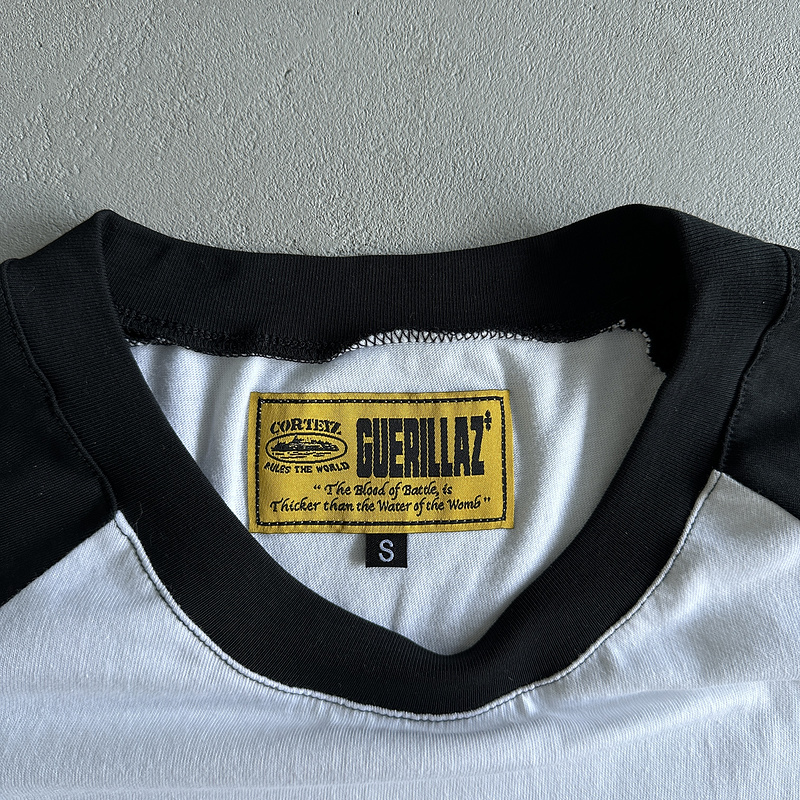 99¥ Contrast color shoulder long sleeve tee | Yupoo - Image 9