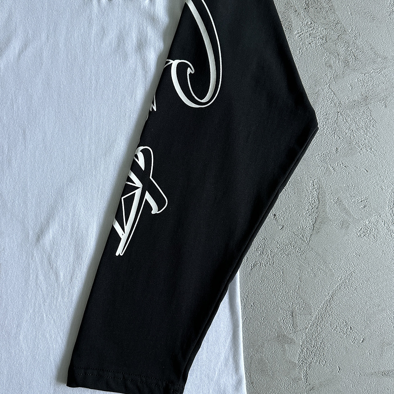 99¥ Contrast color shoulder long sleeve tee | Yupoo - Image 10